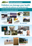 Pollution can damage your health poster thumbnail and link to pdf