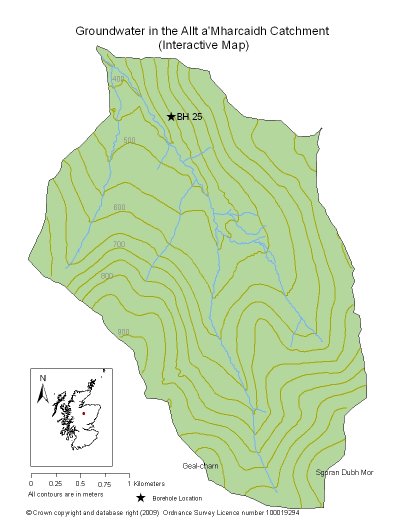 Groundwater in the Allt a' Mharcaidh Catchment