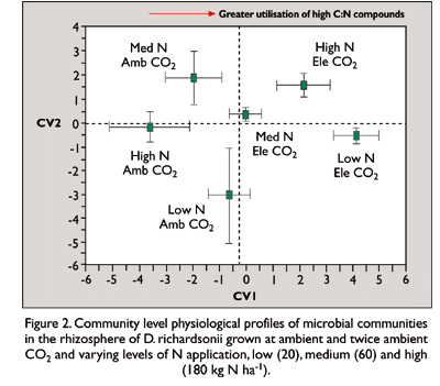 Community level physiological profiles graph