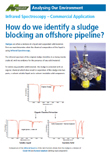 How do we identify a sludge blocking an offshore pipeline? Poster thumbnail and link to pdf
