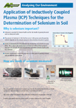Application of Inductively Coupled Plasma Techniques poster thumbnail and link to pdf