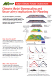 Climate Model Downscaling and Uncertainty Implications for Planning poster thumbnail and link to pdf
