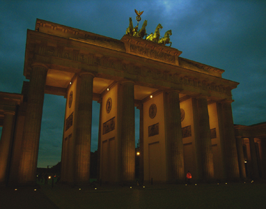 The Brandenburg Gate, Berlin' border=