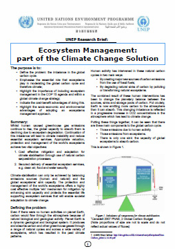 Ecosystem management: part of the climate change solution
