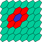 Hexagonal grid simulation