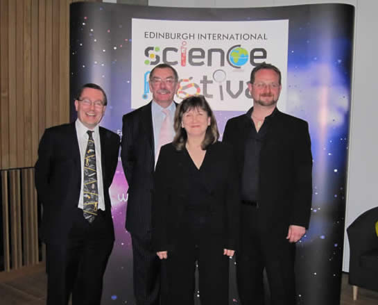 Presenters at Edinburgh International Science Festival