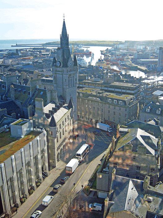 View from St Nicholas House, Aberdeen