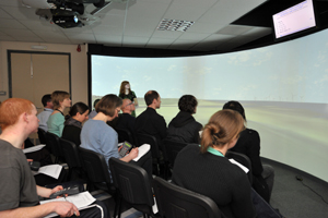 Audience viewing provsional Aberdeen offshore windfarm