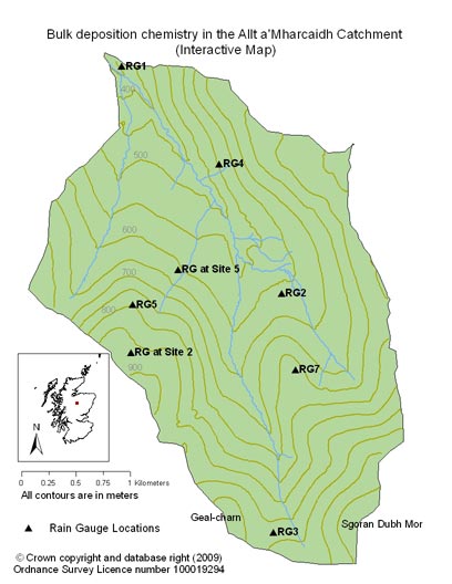 Deposition within the Allt a' Mharcaidh Catchment