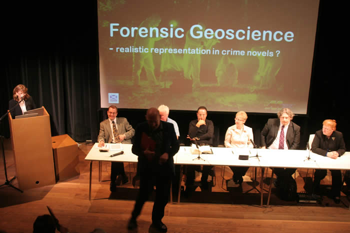 Quentin Cooper introduces panel of authors and experts 