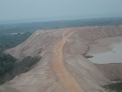 Gold mining in the Pocone area