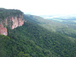 High plateaux edge of escarpment