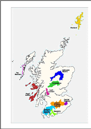 Figure 21.1: Location of the Scottish ESAs