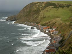 Village strip on coast. © Carlos Galan Diaz (Scotland)