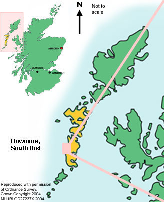 Map of Western Isles