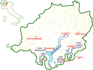 Lake Maggiore watershed