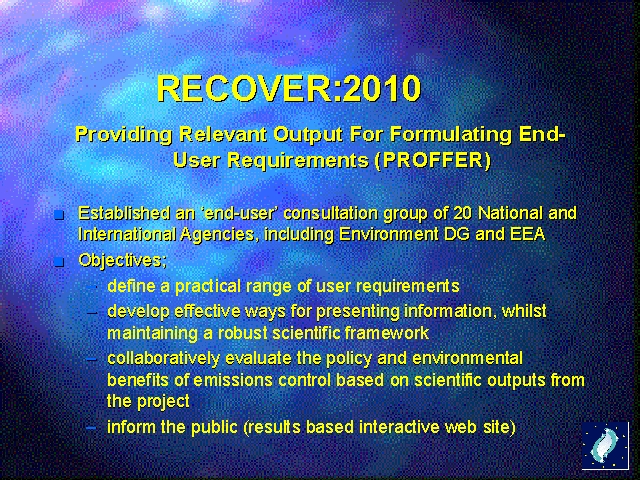 Providing Relevant Output For Formulating End-User Requirements